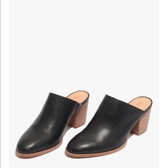 Madewell Shoes - Madewell Harper Mule Black Leather